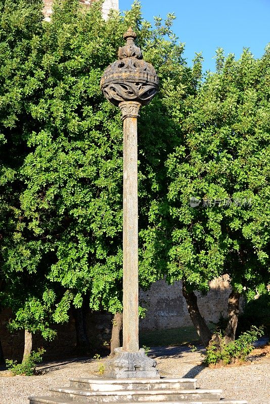 维拉Viçosa - pillory柱(pelourinho) - 16世纪，阿连特霍，葡萄牙